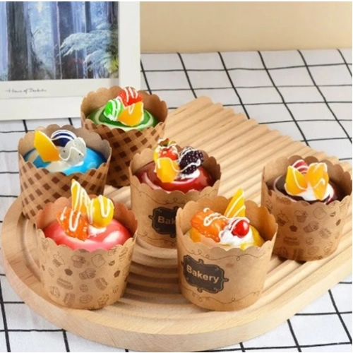Papierowe foremki papilotki do muffinek babeczek  6szt